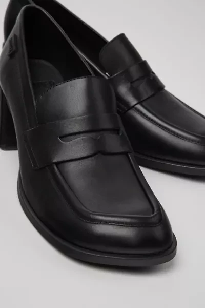 Camper Kora Leather Heeled Loafer