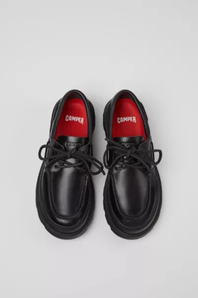 Camper Brutus+ Leather Boat Shoe