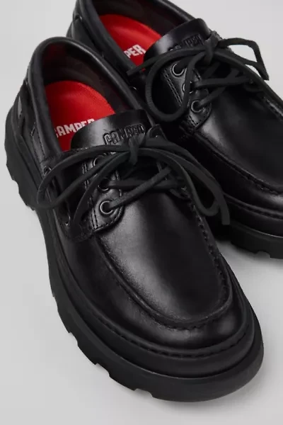 Camper Brutus+ Leather Boat Shoe