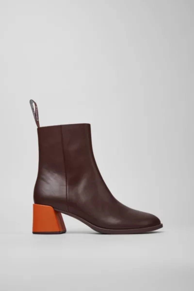 Camper Kora Twins Leather Zip-Up Boot