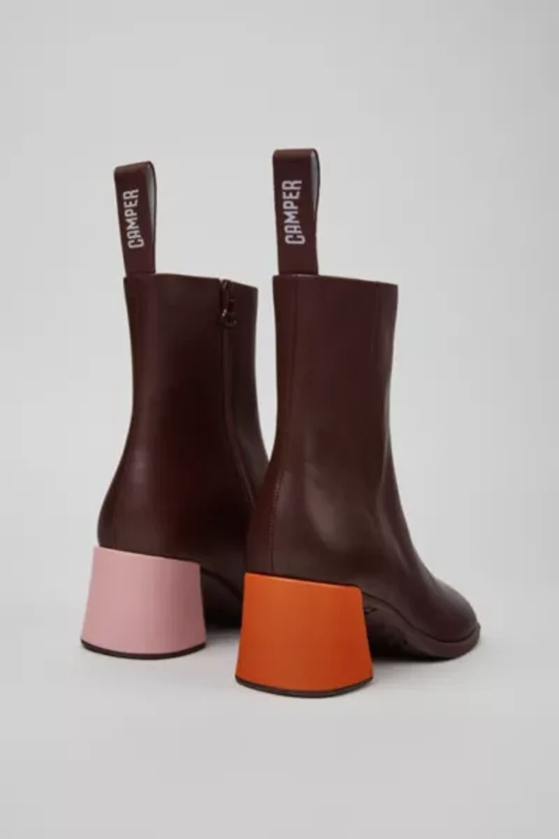 Camper Kora Twins Leather Zip-Up Boot