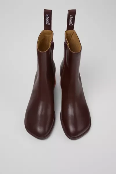Camper Kora Twins Leather Zip-Up Boot