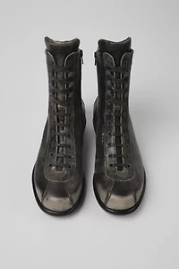 Camper Pelotas Ariel Leather Combat Boot