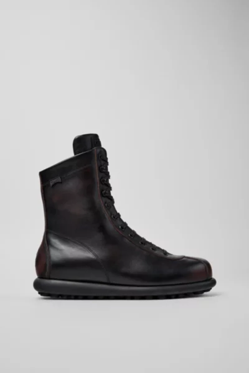 Camper Pelotas Ariel Leather Combat Boot