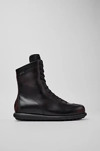 Camper Pelotas Ariel Leather Combat Boot