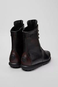 Camper Pelotas Ariel Leather Combat Boot