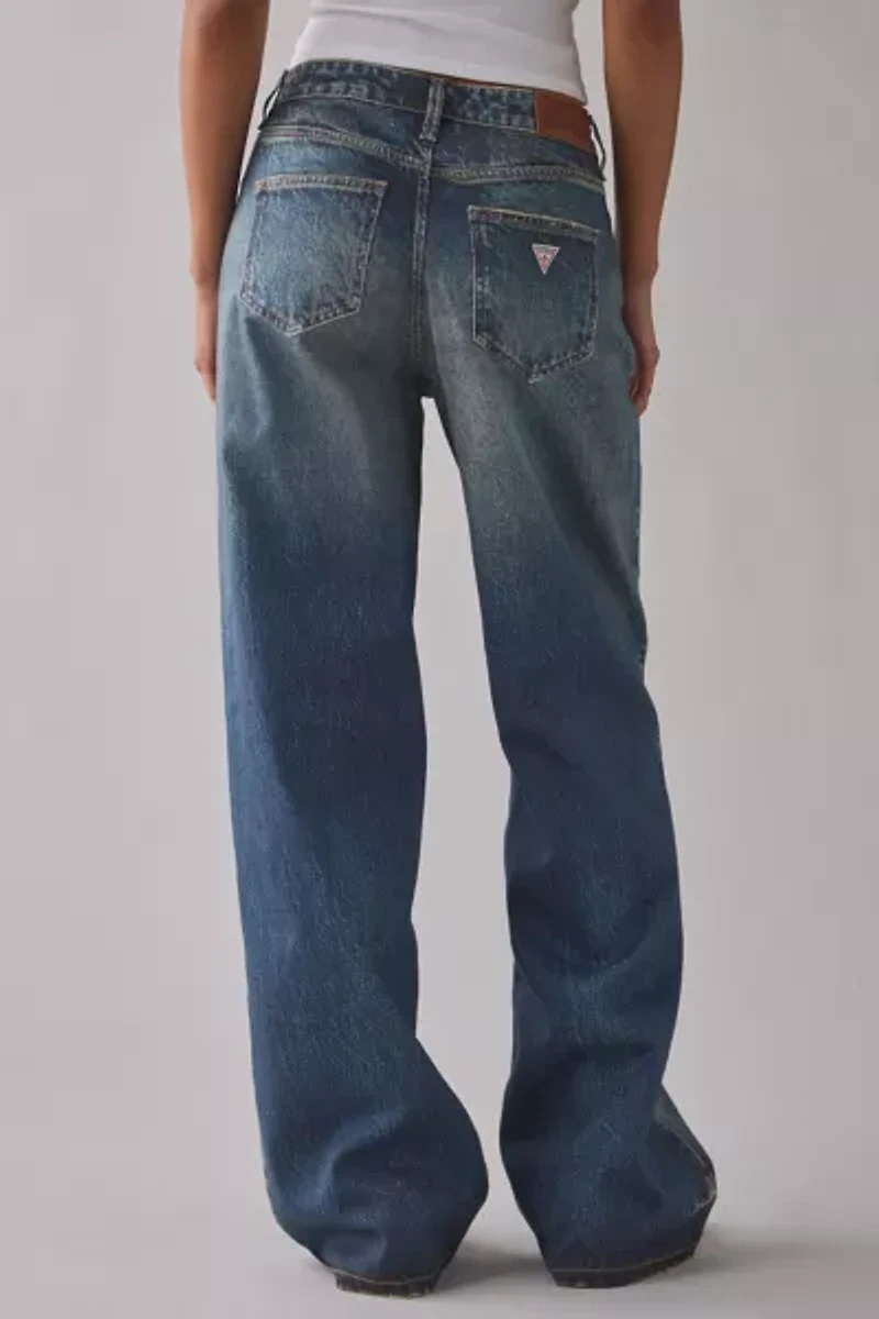 GUESS JEANS G11 Mid-Rise Wide Leg Jean