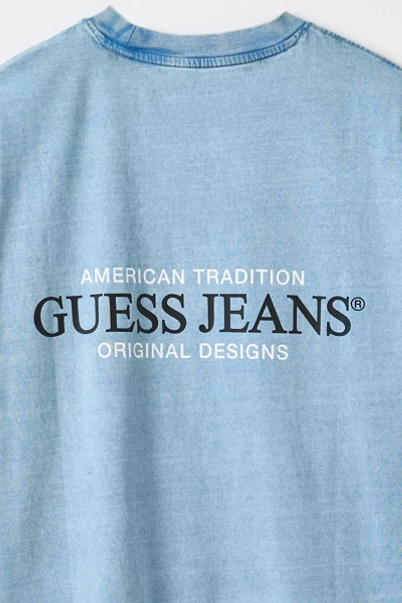 GUESS JEANS American Tradition Logo Graphic Tee