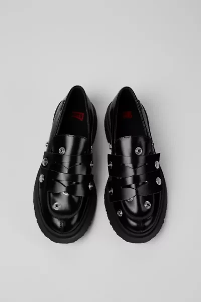 Camper Twins Leather Studded Loafer