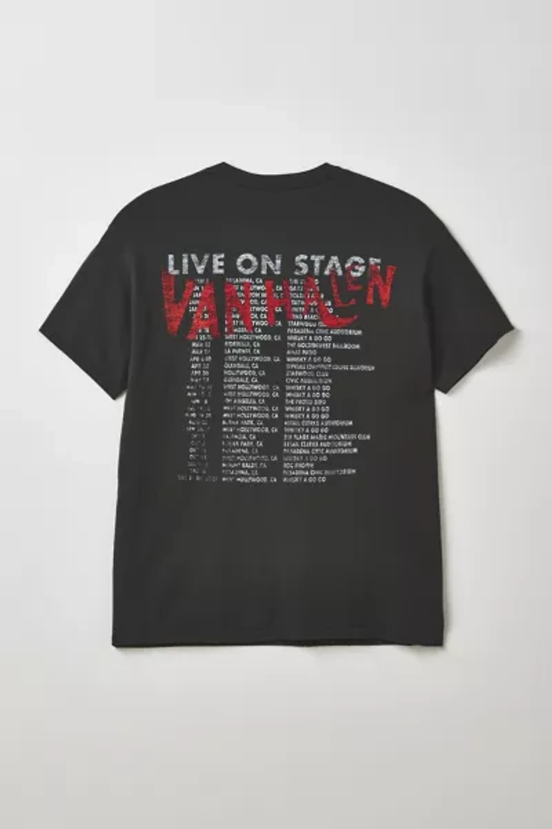 Van Halen Live On Stage Graphic Tee