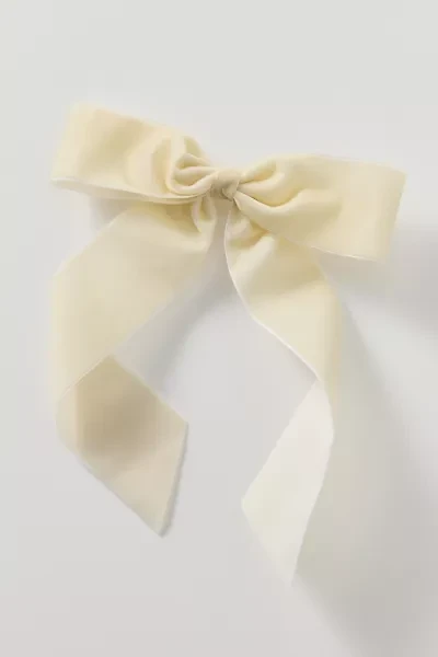 Drapey Velvet Hair Bow Barrette