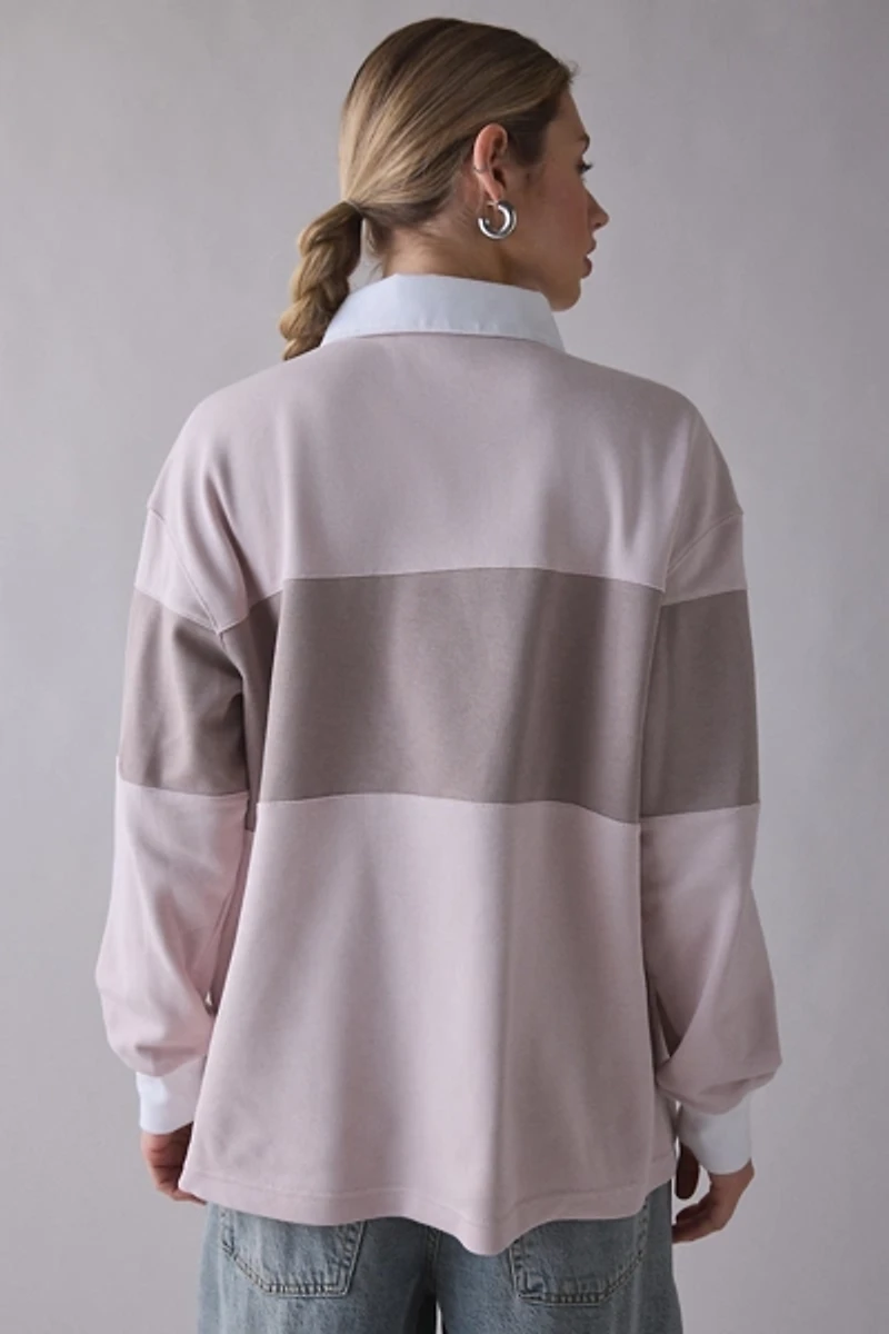 Nike Sportswear Graphic Long Sleeve Polo Top