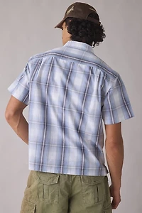 GUESS JEANS Boxy Cropped Short Sleeve Shirt