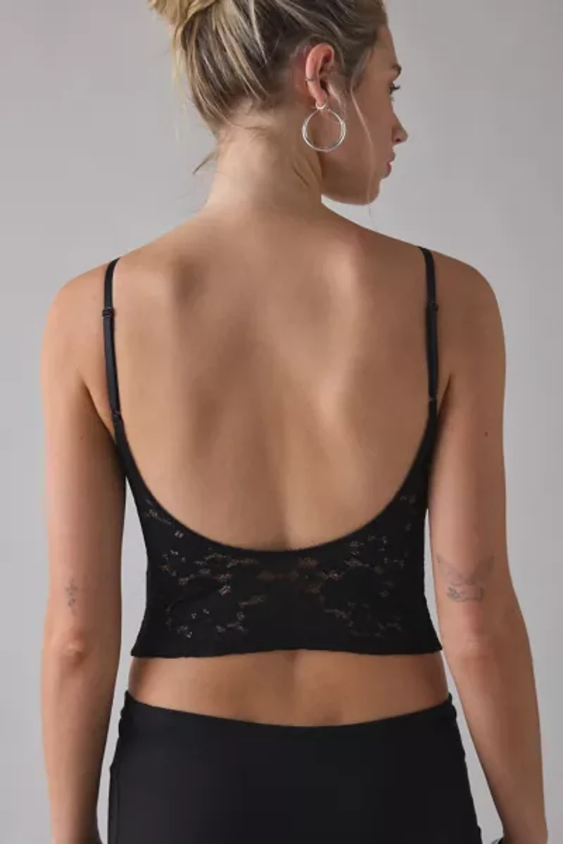 Out From Under Mon Cheri Low Back Cropped Cami