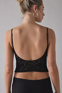 Out From Under Mon Cheri Low Back Cropped Cami