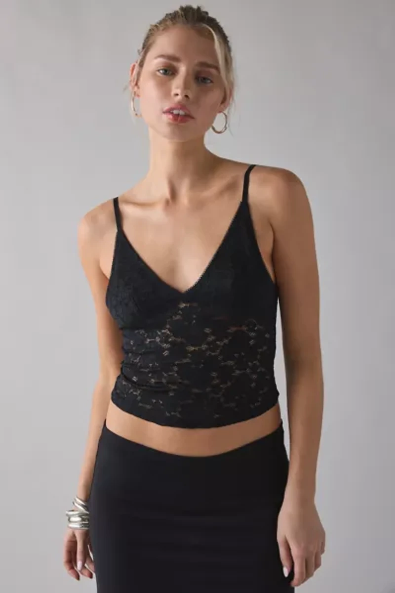 Out From Under Mon Cheri Low Back Cropped Cami