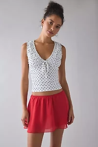 Frankies Bikinis Serenity Somer Chiffon Mini Skirt