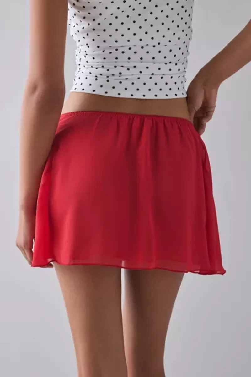 Frankies Bikinis Serenity Somer Chiffon Mini Skirt