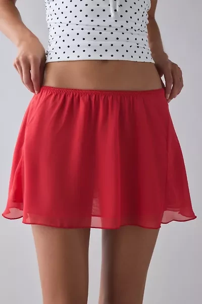 Frankies Bikinis Serenity Somer Chiffon Mini Skirt