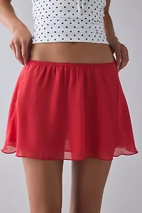 Frankies Bikinis Serenity Somer Chiffon Mini Skirt