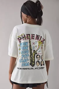Phoenix Band Graphic Oversized Jersey Tee