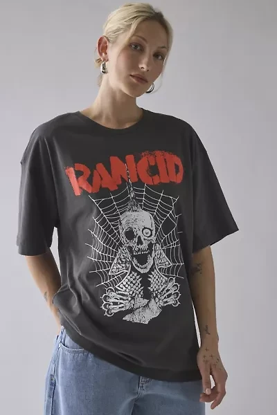 Rancid Skull Graphic Oversized Tee