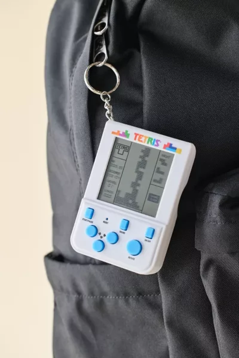 Tetris Arcade Game Keychain