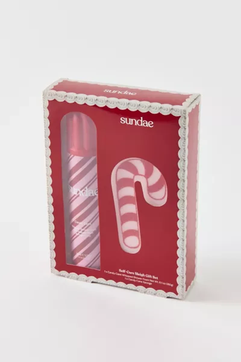 Sundae Self-Care Sleigh Whipped Shower Foam & Sponge Gift Set
