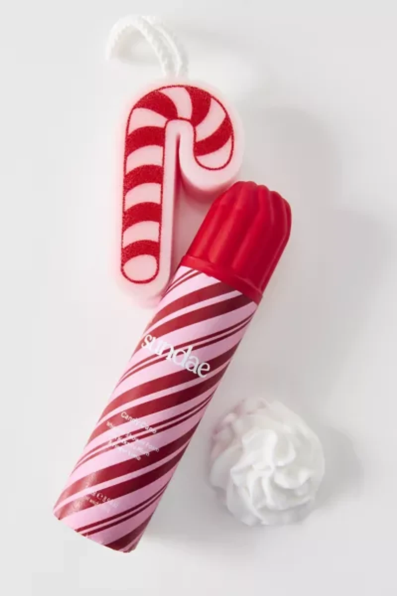 Sundae Self-Care Sleigh Whipped Shower Foam & Sponge Gift Set