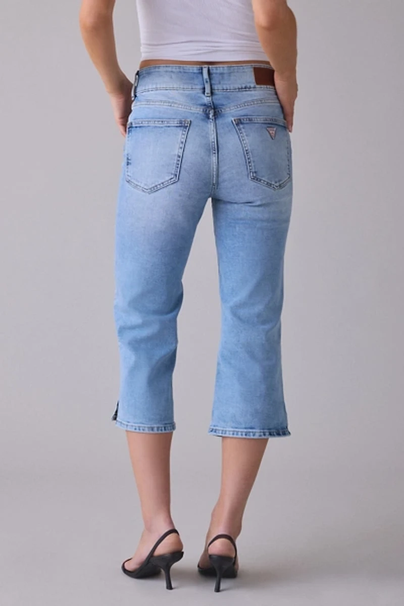 GUESS JEANS High-Rise Capri Jean