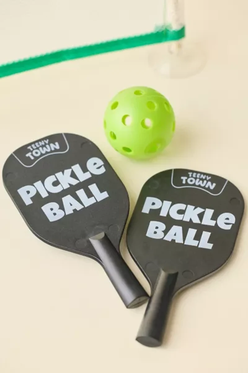 Teeny Town Miniature Pickleball Game Set