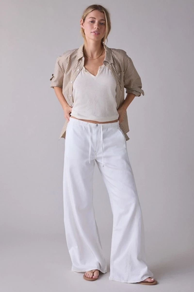 GUESS JEANS Twisted Seam Baggy Low-Rise Jogger Jean