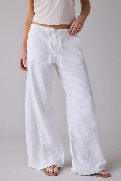 GUESS JEANS Twisted Seam Baggy Low-Rise Jogger Jean