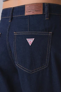 GUESS JEANS Pleated Bermuda Denim Shorts