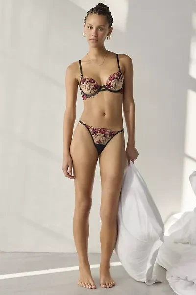 Bluebella Calista Floral Embroidered Mesh Underwire Bra