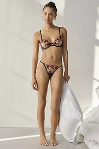 Bluebella Calista Floral Embroidered Mesh Underwire Bra