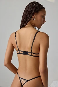 Bluebella Estelle Silver Diamonte Open Bra