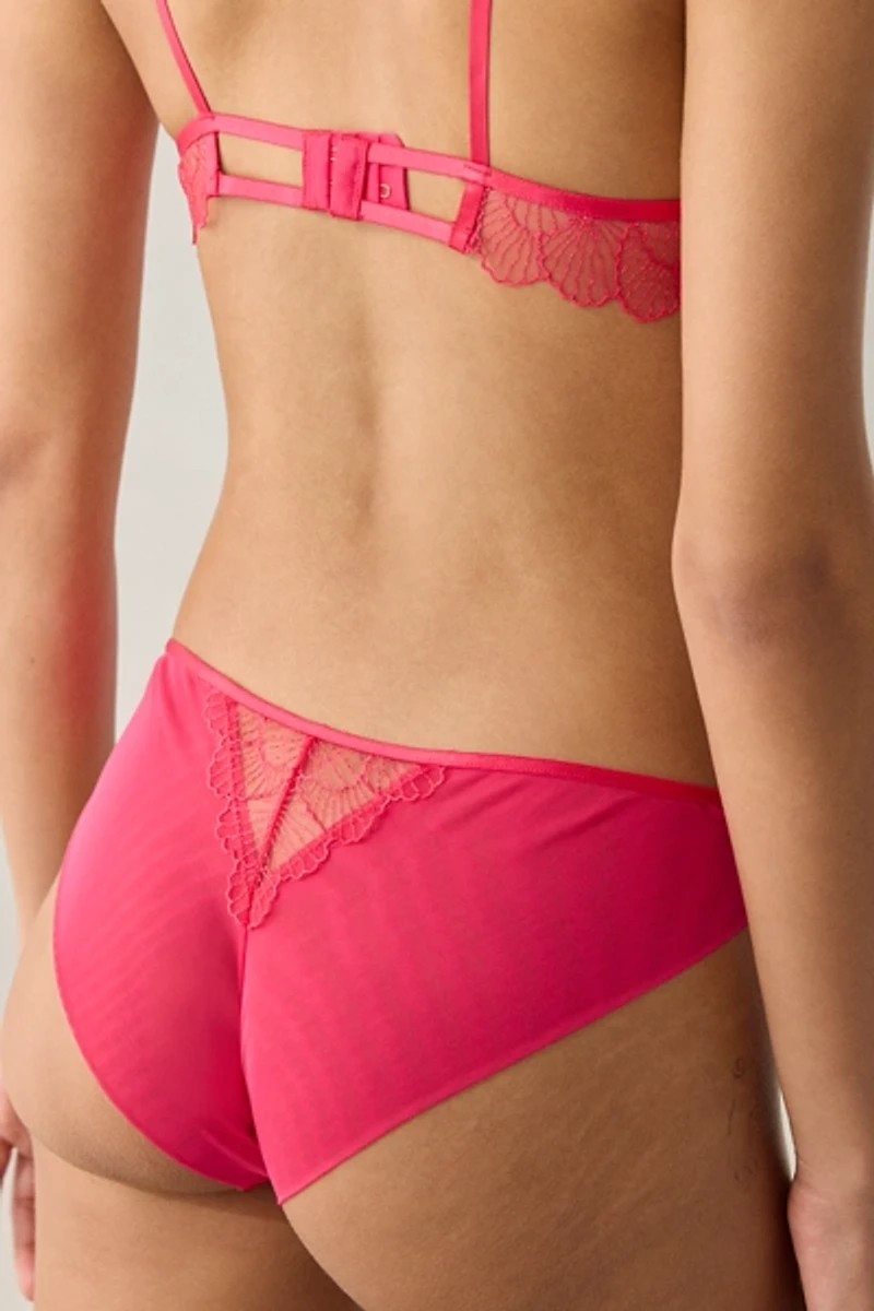 Bluebella Vermont Floral Embroidered Mesh Undie