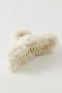 Zoe Cozy Faux Fur Claw Clip