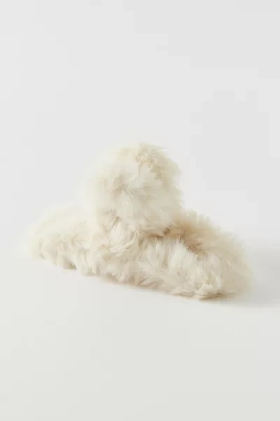 Zoe Cozy Faux Fur Claw Clip