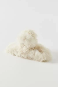 Zoe Cozy Faux Fur Claw Clip