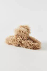 Zoe Cozy Faux Fur Claw Clip