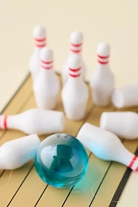 Teeny Town Miniature Bowling Game Set
