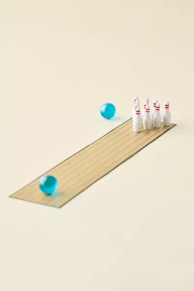 Teeny Town Miniature Bowling Game Set