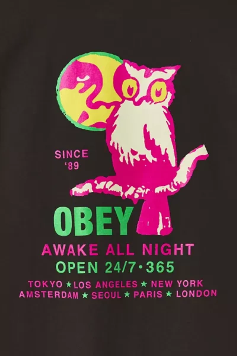 OBEY Owl Graphic Tee