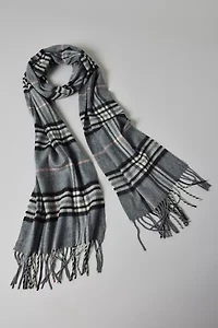 Vintage By UO Plaid Fringe Scarf