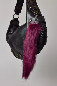 Faux Fur Tail Keychain