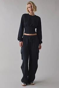 Out From Under Day-To-Day Fleece Cropped Pullover