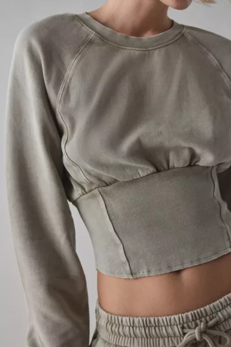 Out From Under Day-To-Day Fleece Cropped Pullover