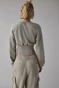 Out From Under Day-To-Day Fleece Cropped Pullover